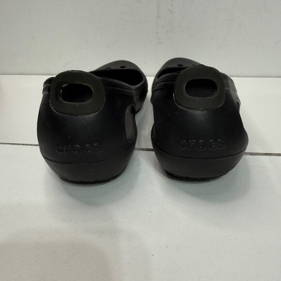 Crocs Kadee Womens Size 8 Black Ballet Flats - Picture 3 of 8